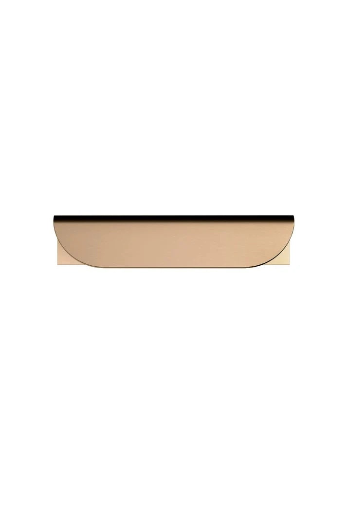 Meir Öppen Edge Pull Cabinet Handle 75mm | Lustre Bronze