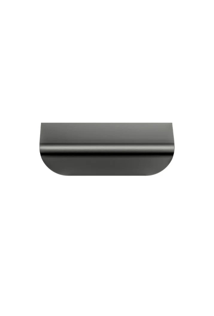 Meir Öppen Edge Pull Cabinet Handle 75mm | Shadow Gunmetal