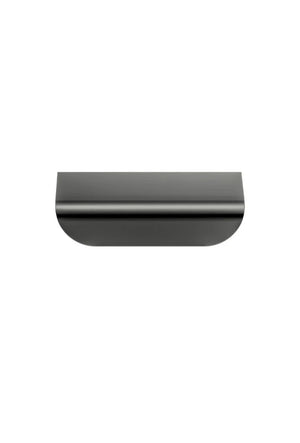 Meir Öppen Edge Pull Cabinet Handle 75mm | Shadow Gunmetal