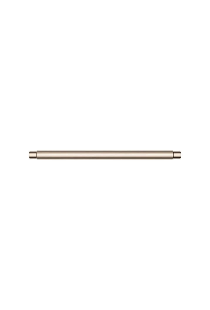 Meir Öppen Linear Knurled Round Pull Cabinet Handle 200mm | Champagne