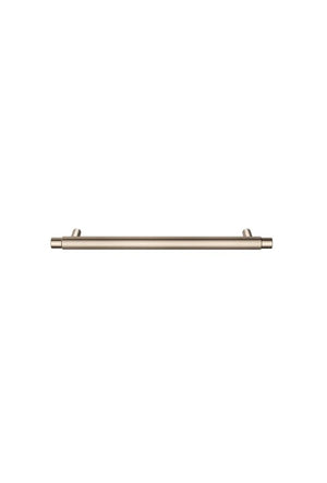 Meir Öppen Linear Knurled Round Pull Cabinet Handle 200mm | Champagne
