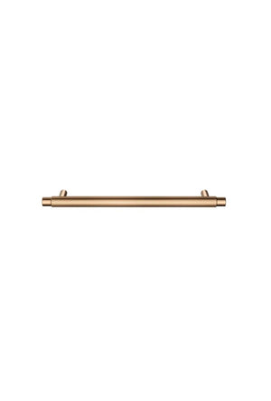 Meir Öppen Linear Knurled Round Pull Cabinet Handle 200mm | Lustre Bronze