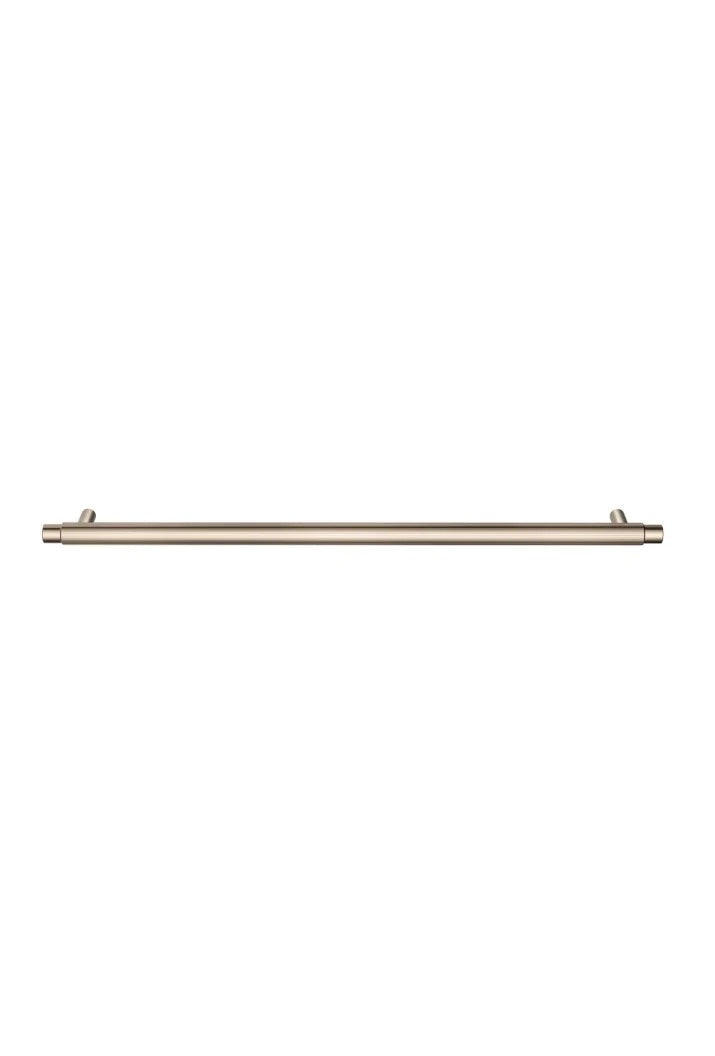 Meir Öppen Linear Knurled Round Pull Cabinet Handle 328mm | Champagne