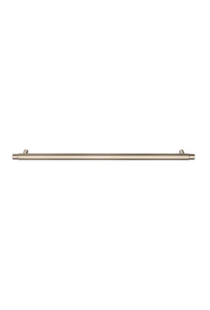 Meir Öppen Linear Knurled Round Pull Cabinet Handle 328mm | Champagne