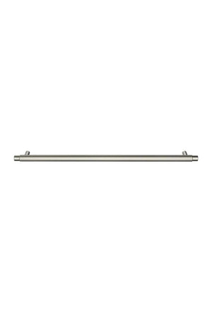 Meir Öppen Linear Knurled Round Pull Cabinet Handle 328mm | Brushed Nickel