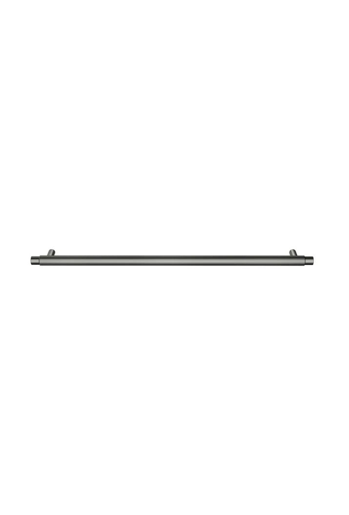 Meir Öppen Linear Knurled Round Pull Cabinet Handle 328mm | Shadow Gunmetal