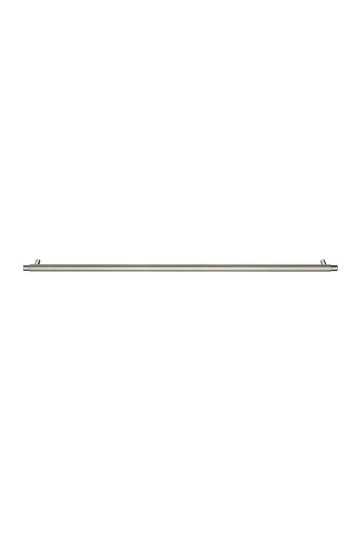 Meir Öppen Linear Knurled Round Pull Cabinet Handle 520mm | Brushed Nickel