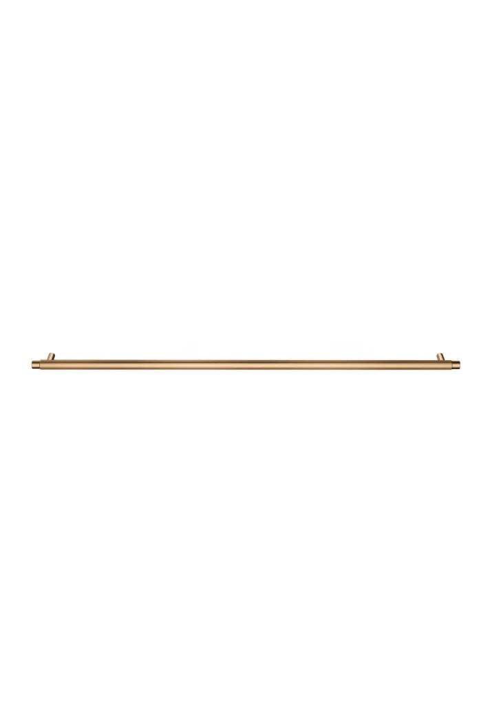 Meir Öppen Linear Knurled Round Pull Cabinet Handle 520mm | Lustre Bronze
