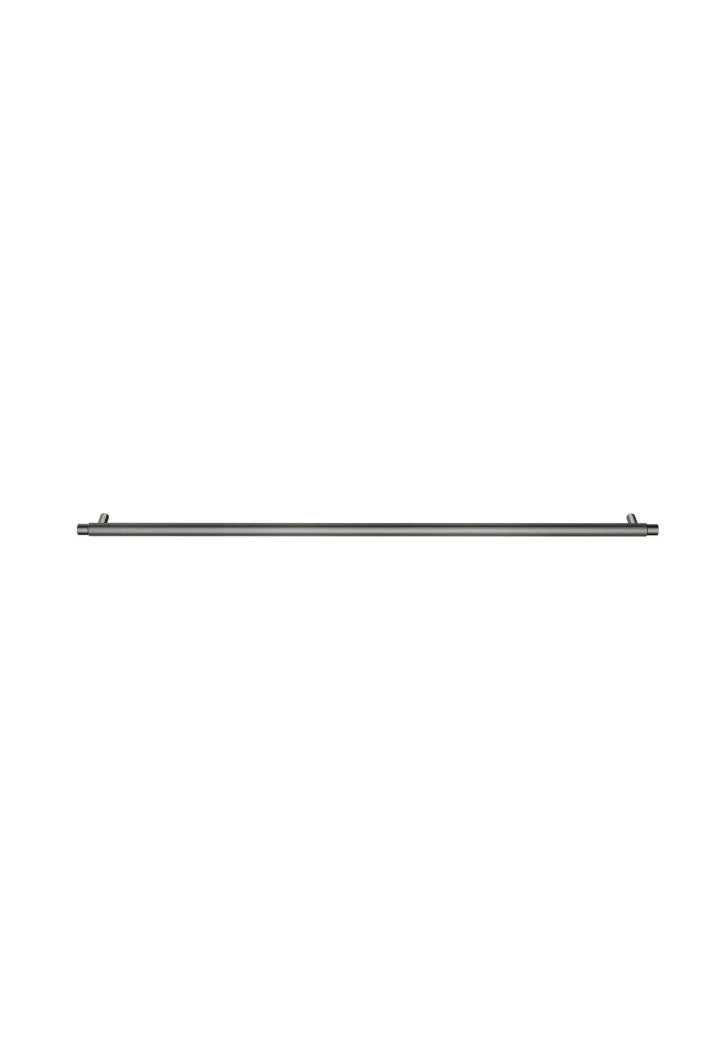 Meir Öppen Linear Knurled Round Pull Cabinet Handle 520mm | Shadow Gunmetal