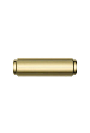 Meir Öppen T-pull Linear Knurled Cabinet Handle | Tiger Bronze