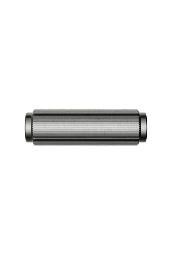 Meir Öppen T-pull Linear Knurled Cabinet Handle | Shadow Gunmetal