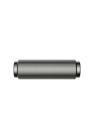 Meir Öppen T-pull Linear Knurled Cabinet Handle | Shadow Gunmetal
