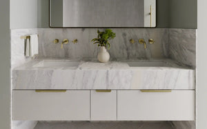 Meir Öppen Edge Pull Cabinet Handle 150mm | Shadow Gunmetal