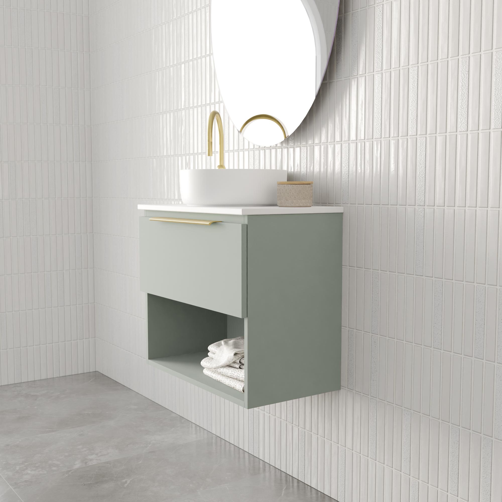 Marquis Oxford Ensuite Vanity | Symphony, Dekton or Caesarstone Top