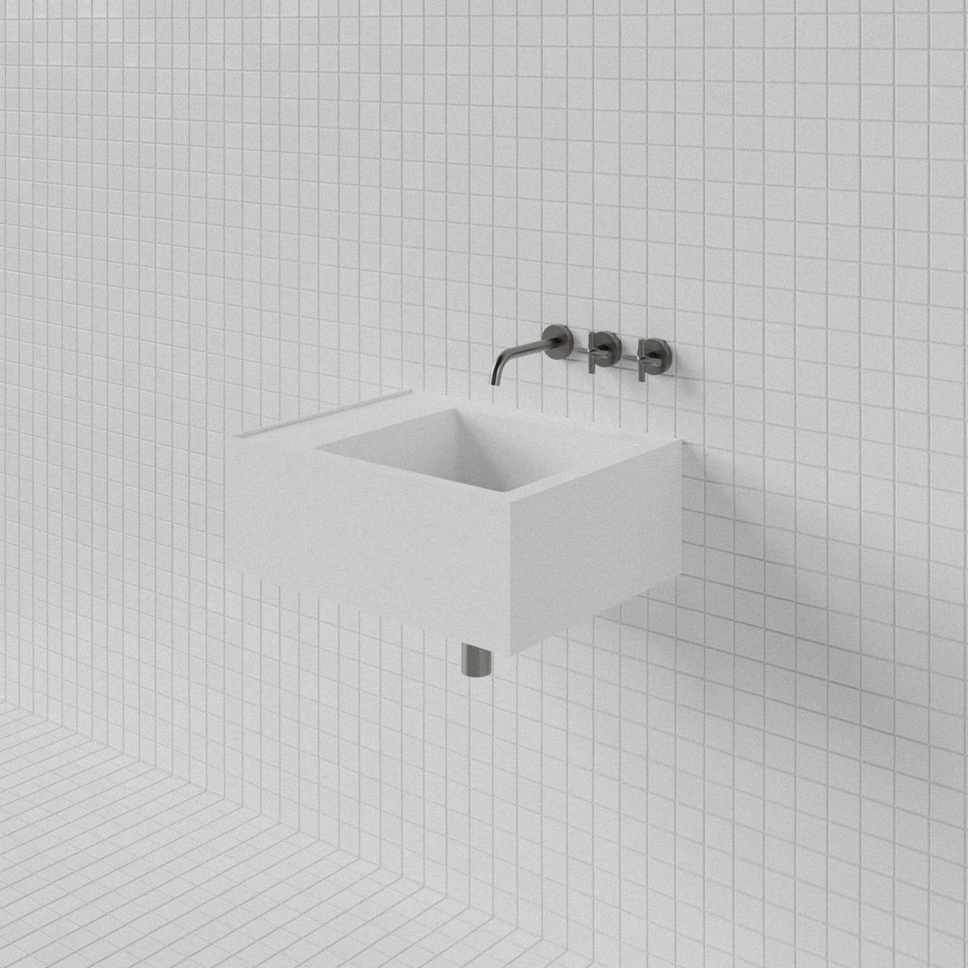 Mains Water Co. | Saturn 600 Wall Basin