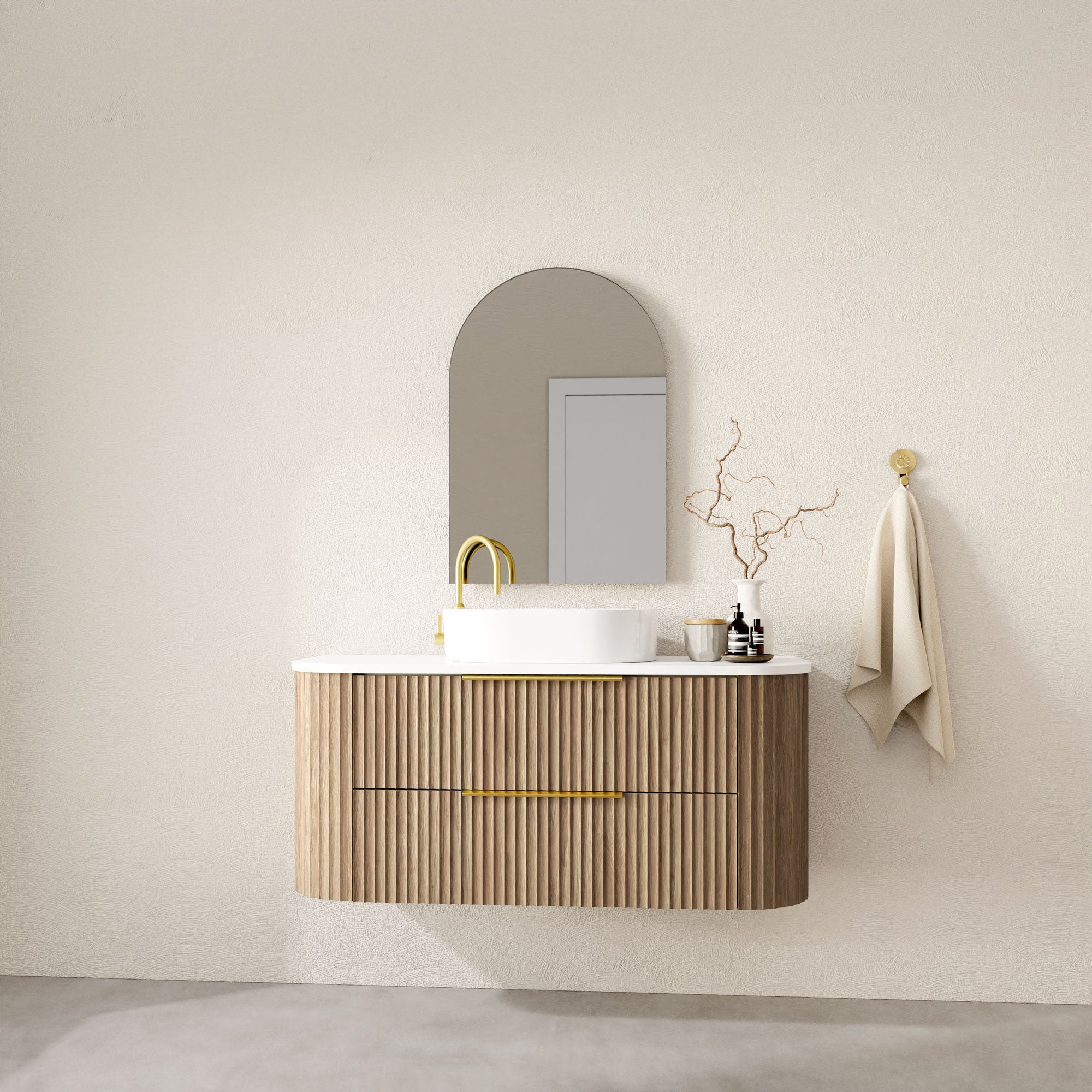 Marquis Shore Vanity | Timber, Dekton, Symphony or Caesarstone Top