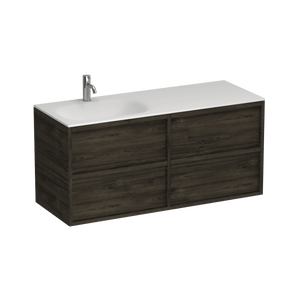 Alma Spio 1200 4 Drawer Vanity Left Basin