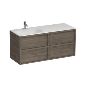 Alma Spio 1200 4 Drawer Vanity Left Basin