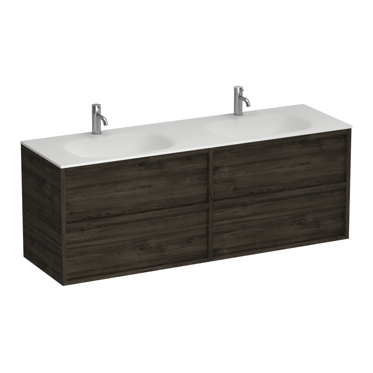 Alma Spio 1500 4 Drawer Vanity Double Basin