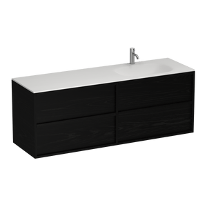 Alma Spio 1500 4 Drawer Vanity Right Basin