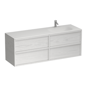 Alma Spio 1500 4 Drawer Vanity Right Basin