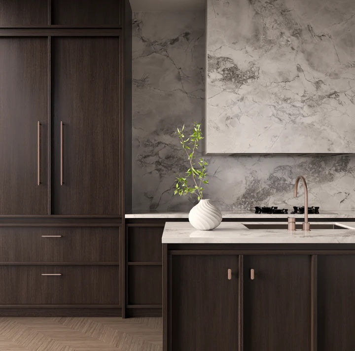 Meir Öppen T-Bar Cabinet Pull | Lustre Bronze