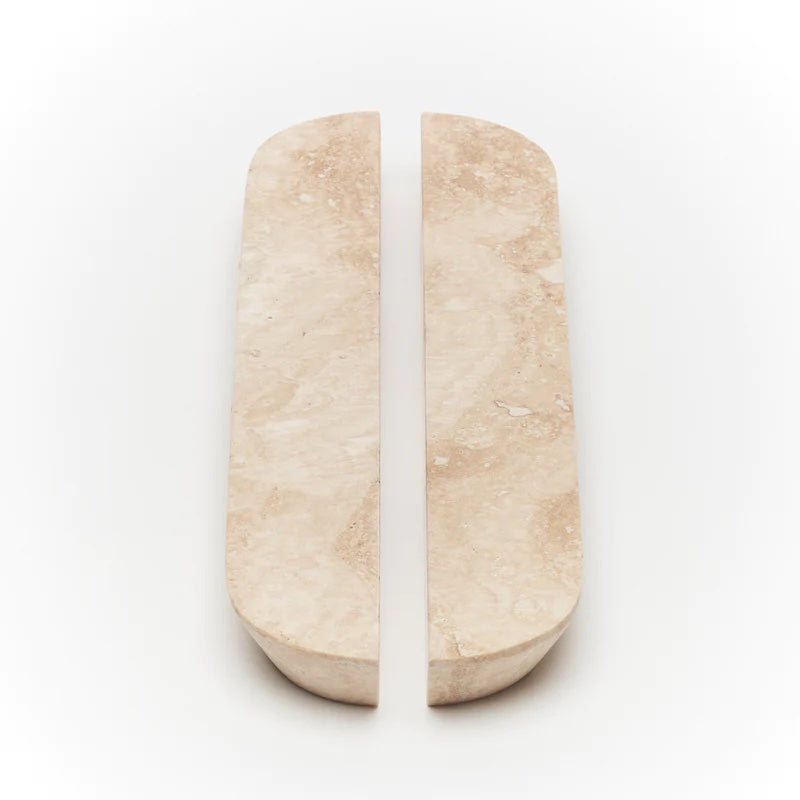 Lo&Co Dot Marble Handle Pull Large | Travertine