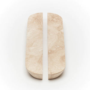 Lo&Co Dot Marble Handle Pull Large | Travertine