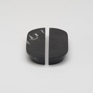 Lo&Co Dot Marble Handle Pull Small | Black