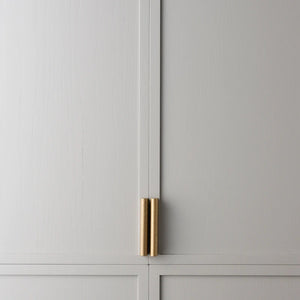 Lo&Co Fleur Pull  | Tumbled Brass
