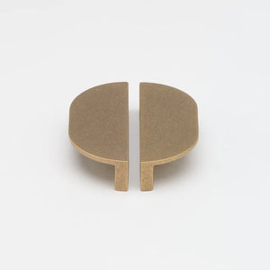 Lo&Co Isla Pull Handle | Tumbled Brass