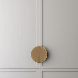 Lo&Co Luna Pull Handle XL | Tumbled Brass