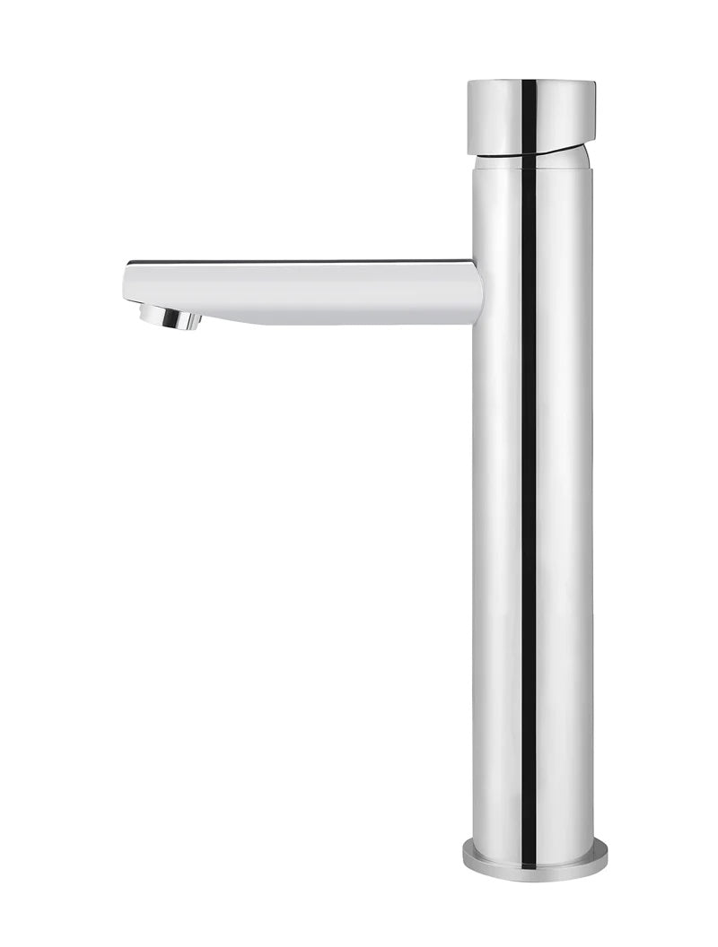 Meir Round Pinless Tall Basin Mixer | Polished chrome