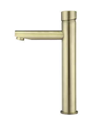 Meir Round Pinless Tall Basin Mixer | Tiger Bronze