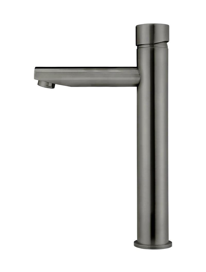 Meir Round Pinless Tall Basin Mixer | Shadow