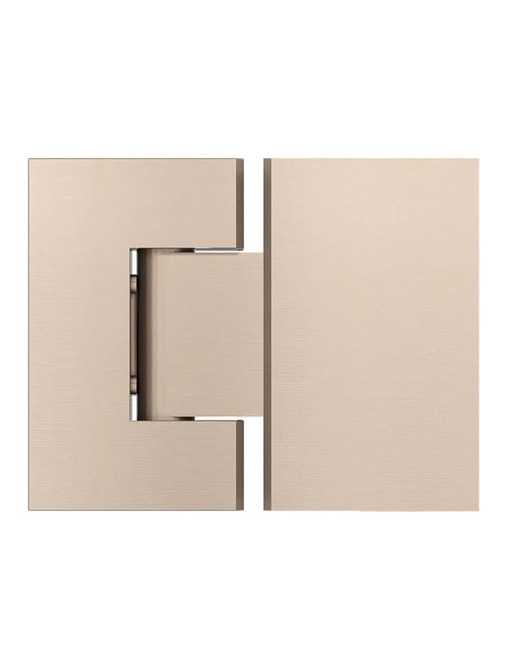 Meir Glass To Glass Shower Door Hinge | Champagne