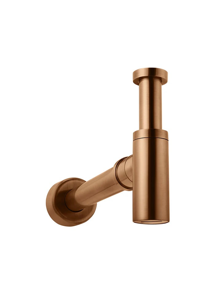 Meir Round Bottle Trap | Lustre Bronze