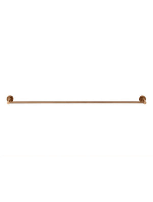 Meir Round Single Towel Rail 900mm | Lustre Bronze