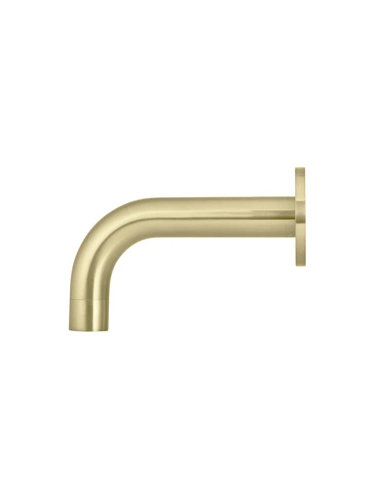 Meir Round Curved Spout 130mm | Tiger Bronze
