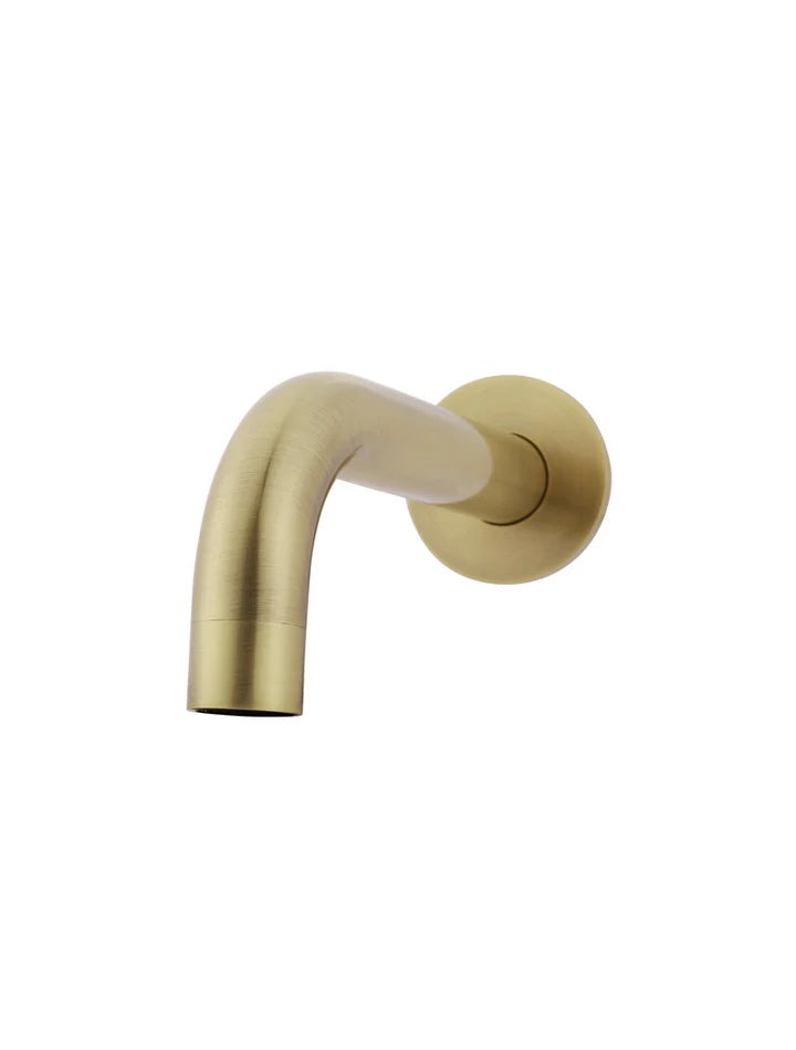 Meir Round Curved Spout 130mm | Tiger Bronze