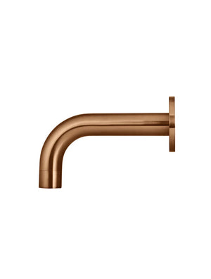 Meir Round Curved Spout 130mm | Lustre Bronze