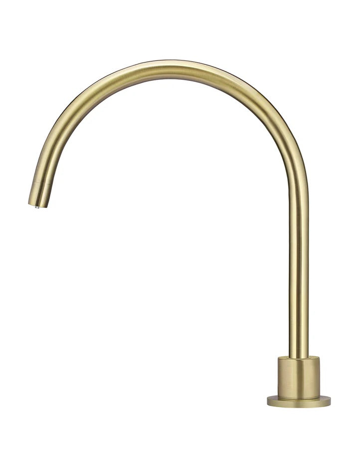 Meir Round High-Rise Swivel Hob Spout | Tiger Bronze