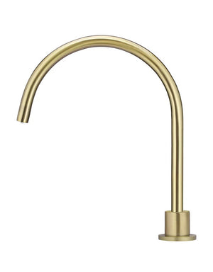 Meir Round High-Rise Swivel Hob Spout | Tiger Bronze