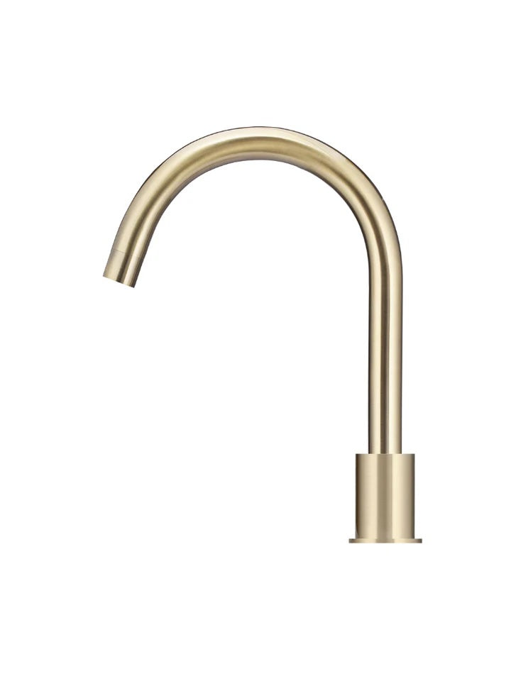 Meir Round Hob Mounted Swivel Spout | Tiger Bronze