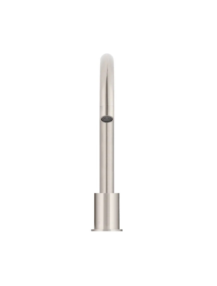 Meir Round Hob Mounted Swivel Spout | Brushed Nickel
