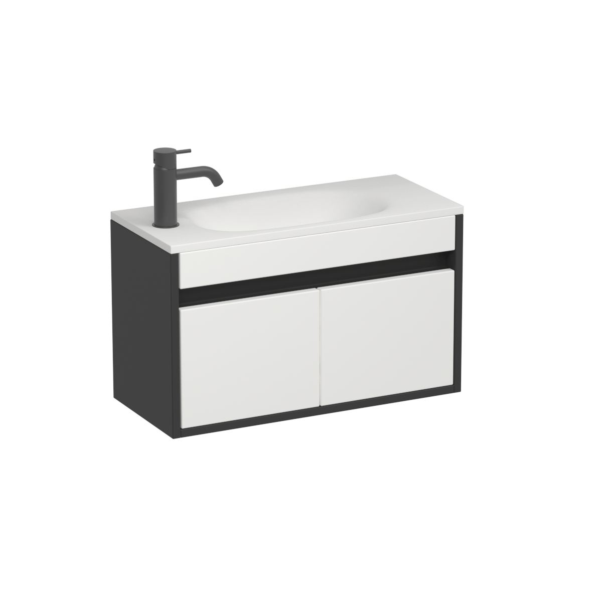Prava Spio Slim 600 2 Door Vanity