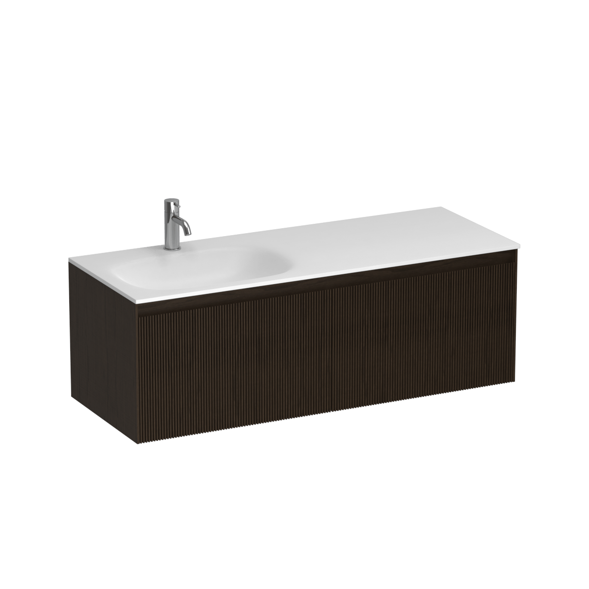 Strata Spio 1200 2 Drawer Vanity Left Basin