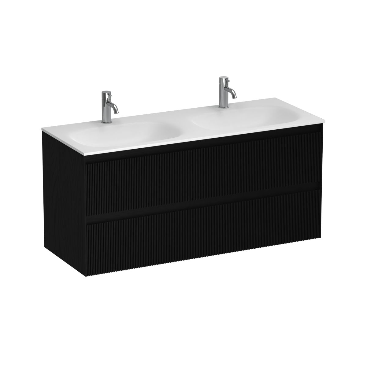 Strata Spio 1200 4 Drawer Vanity Double Basin