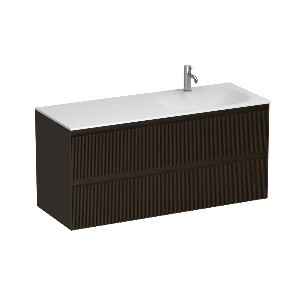 Strata Spio 1200 4 Drawer Vanity Right Basin