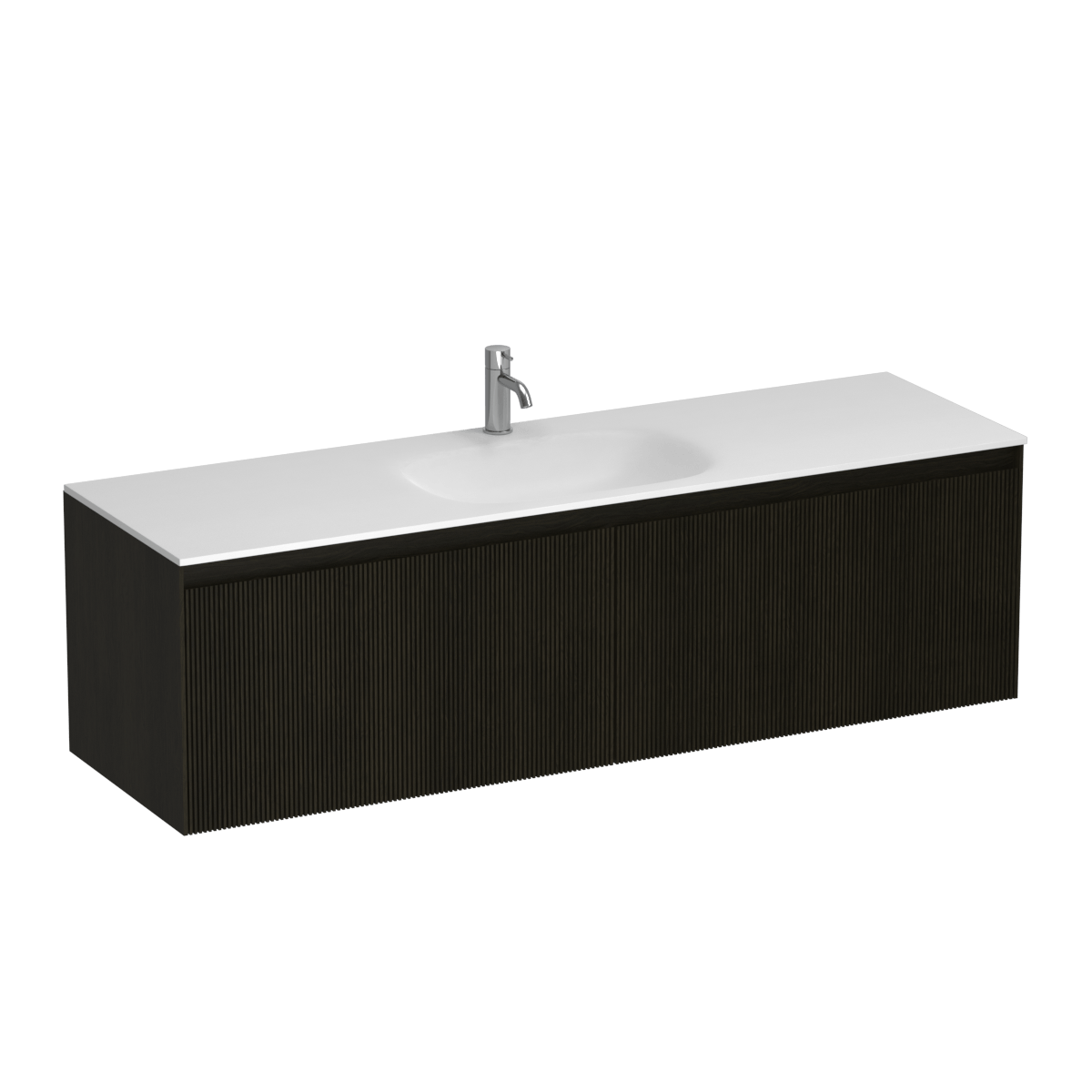 Strata Spio 1500 2 Drawer Vanity Centre Basin